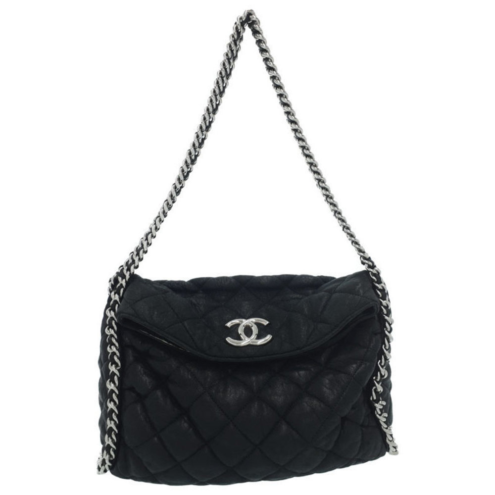 Chanel Luxury Line Chain Shoulder Bag Black - Picture 1 of 8